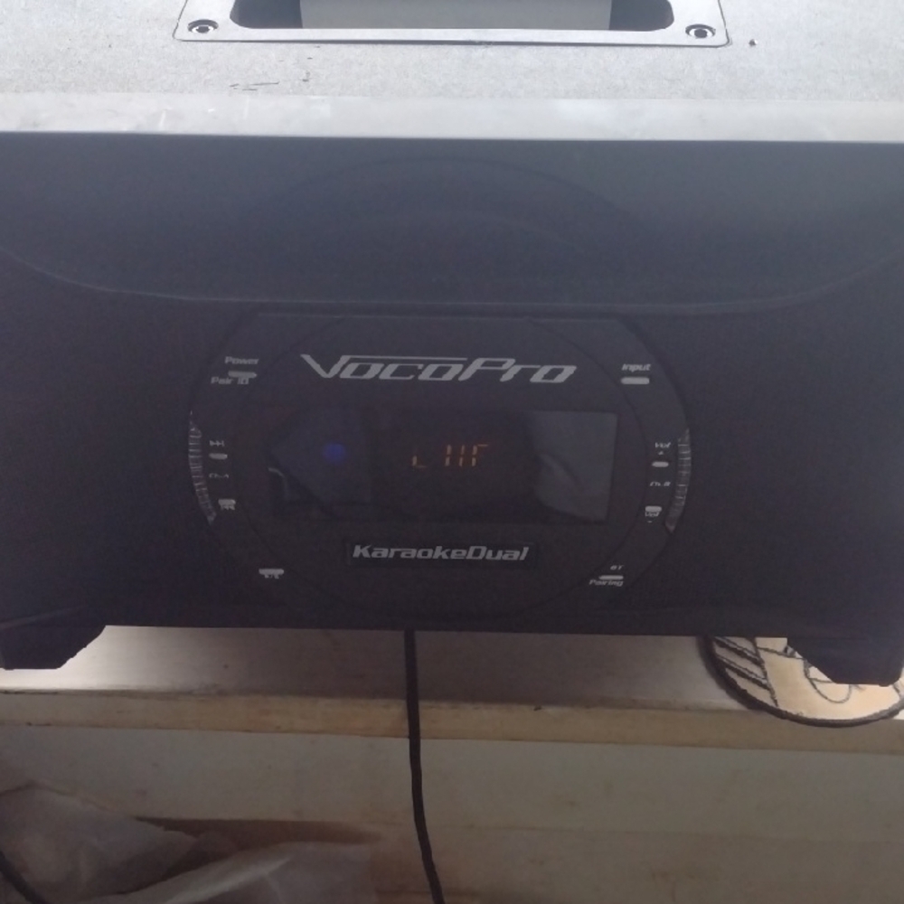 KaraokeDual Black Bluetooth Audio&Dual Karaoke System